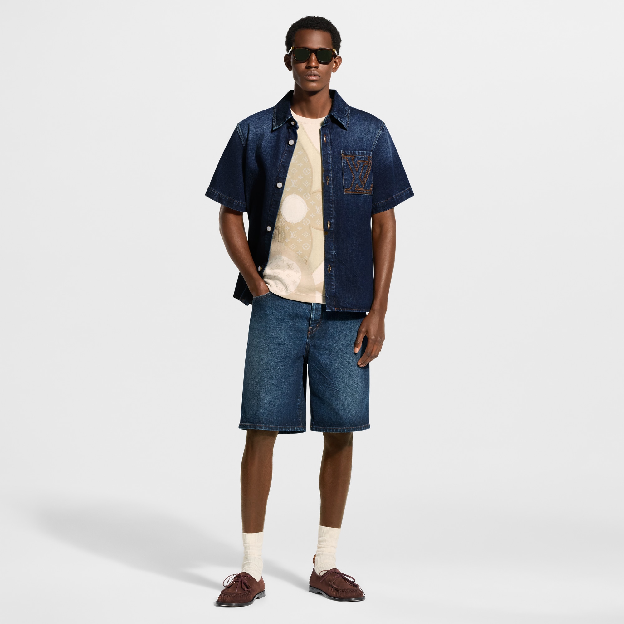 LV Denim Shorts - Ready-to-Wear | LOUIS VUITTON